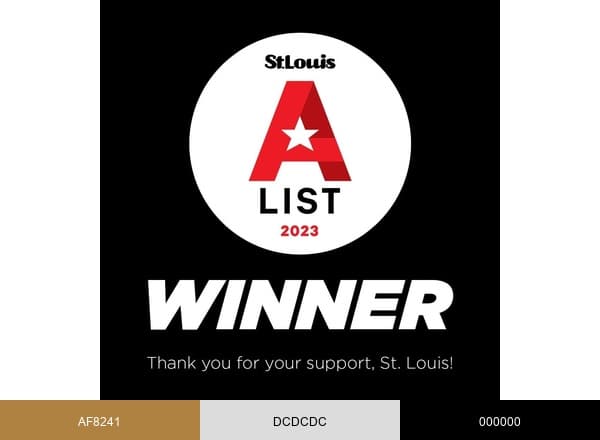 St. Louis Estate Buyers brand color palette