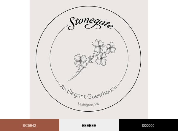Stonegate Guesthouse brand color palette