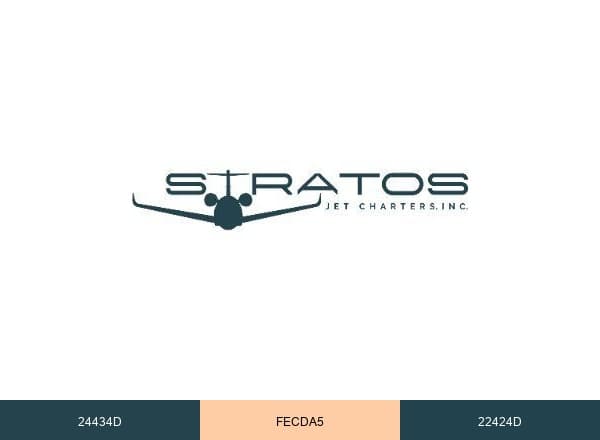 Stratos Jet Charters brand color palette