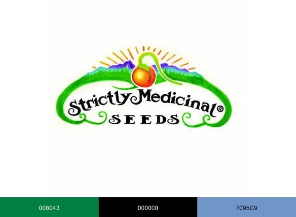 Strictly Medicinal Seeds brand color palette