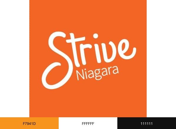 Strive Niagara brand color palette