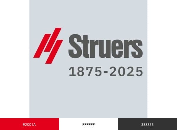 Struers brand color palette