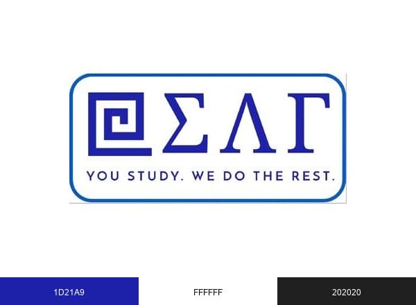 Student Living Greece brand color palette