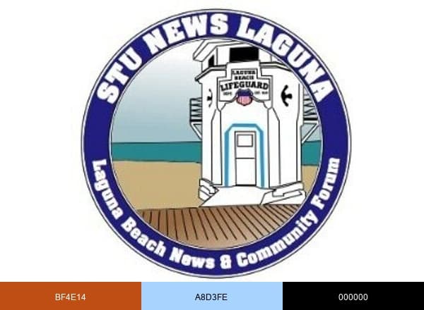 Stu News Laguna brand color palette