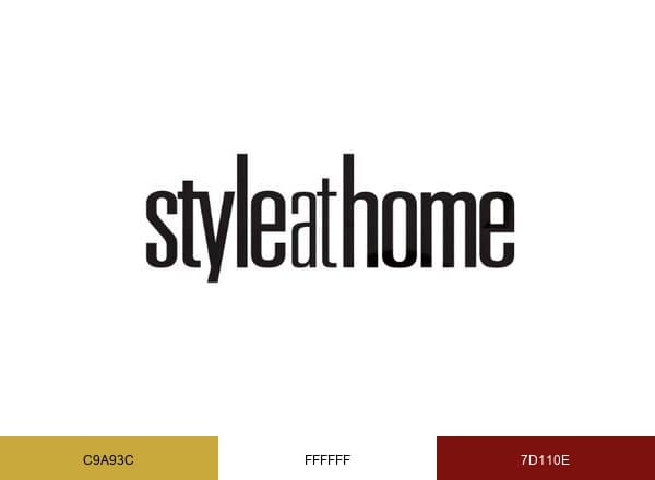 Style at Home brand color palette