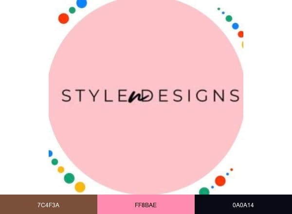 Stylendesigns brand color palette