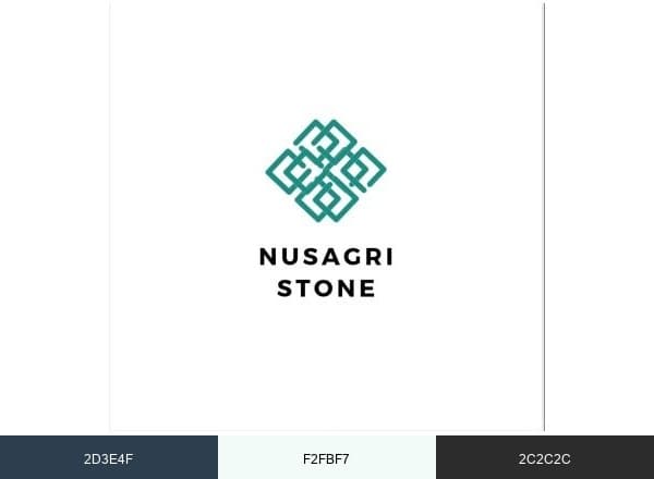 Nusagri Stone brand color palette