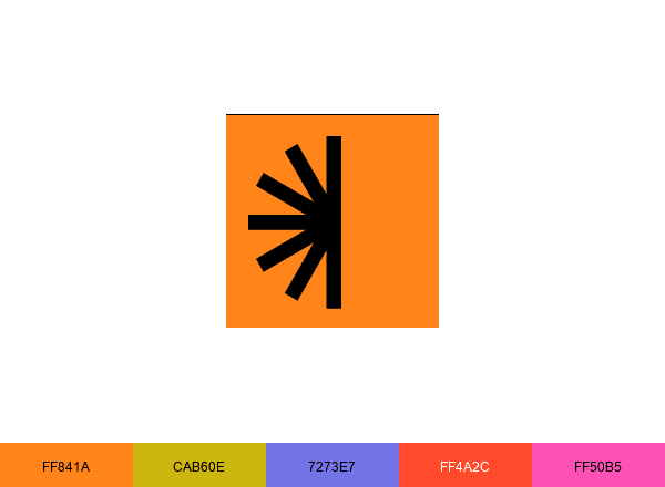 Sun Day brand color palette