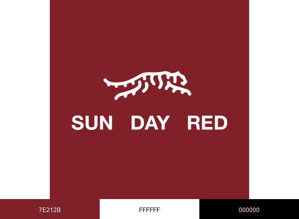 SUN DAY RED brand color palette