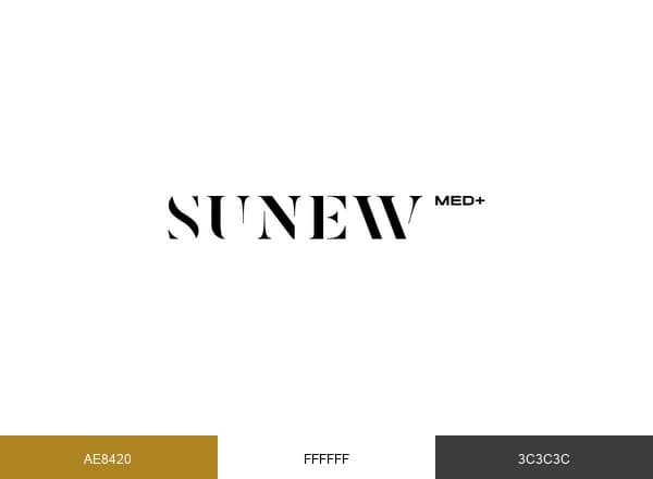 SunewMed+ brand color palette