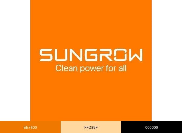 Sungrow brand color palette