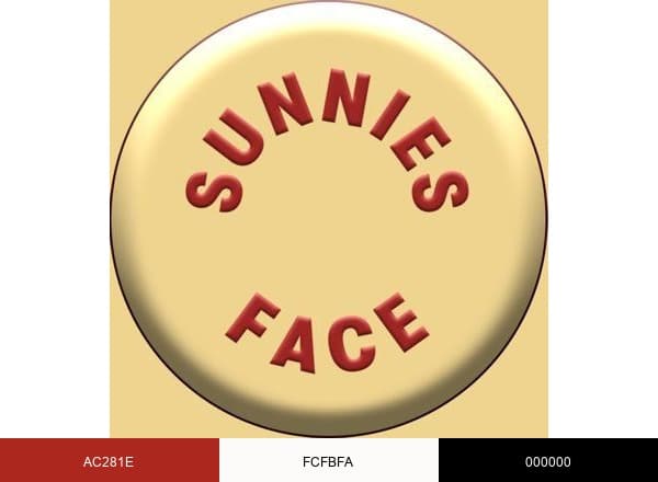 Sunnies Face brand color palette