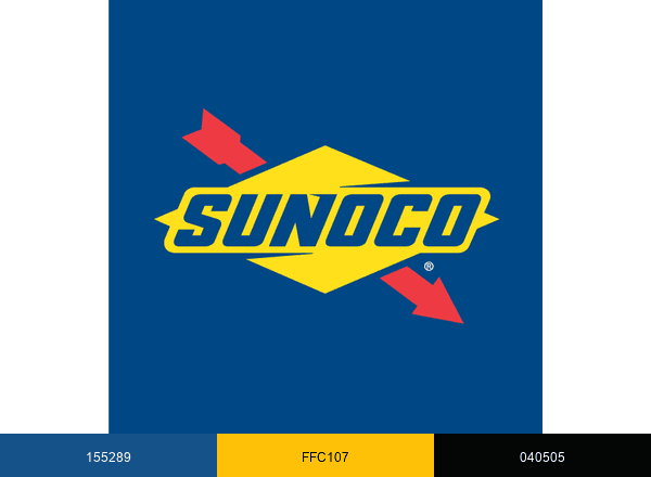 Sunoco brand color palette