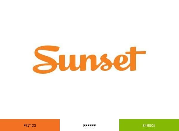 Sunset brand color palette