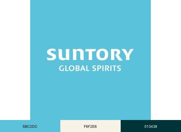 Suntory Global Spirits brand color palette