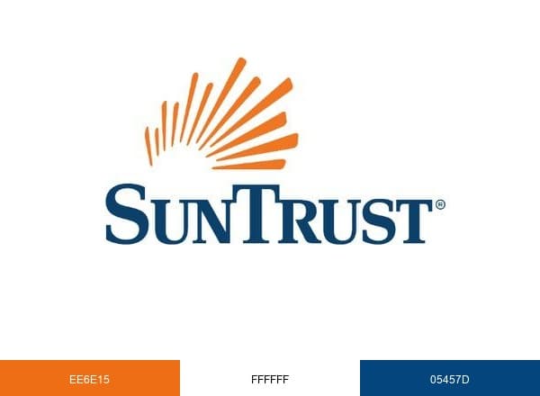 SunTrust Bank brand color palette