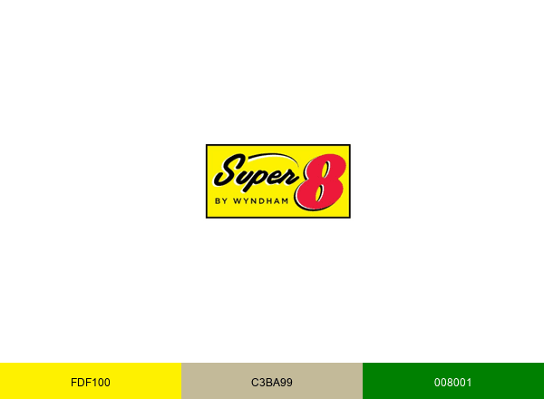 Super8Lubbockwest brand color palette