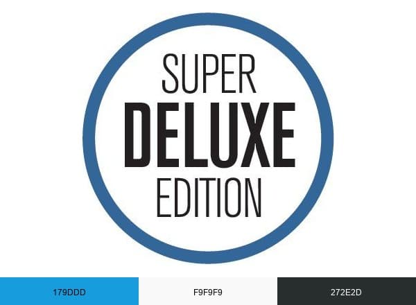 Paul at SuperDeluxeEdition brand color palette