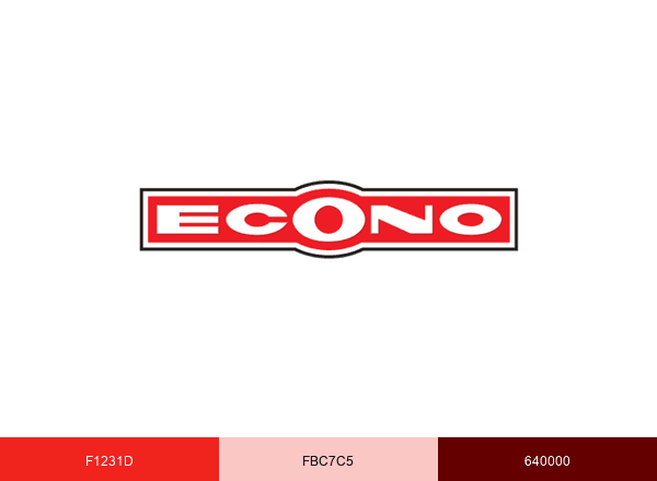 Supermercados Econo brand color palette
