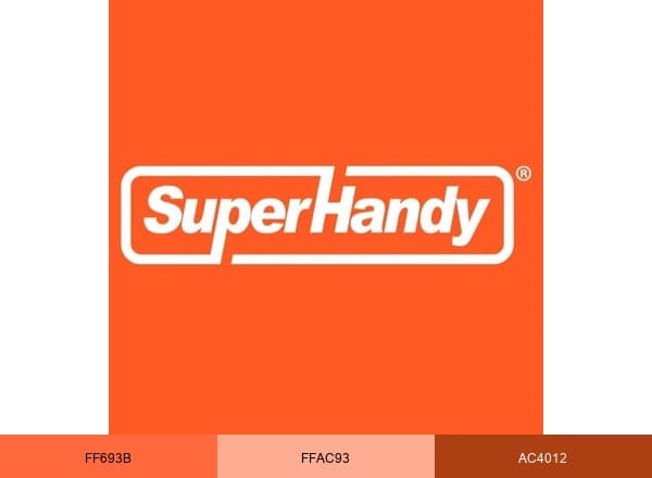 SuperHandy brand color palette