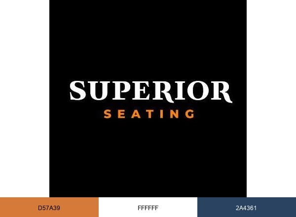 SuperiorSeating brand color palette