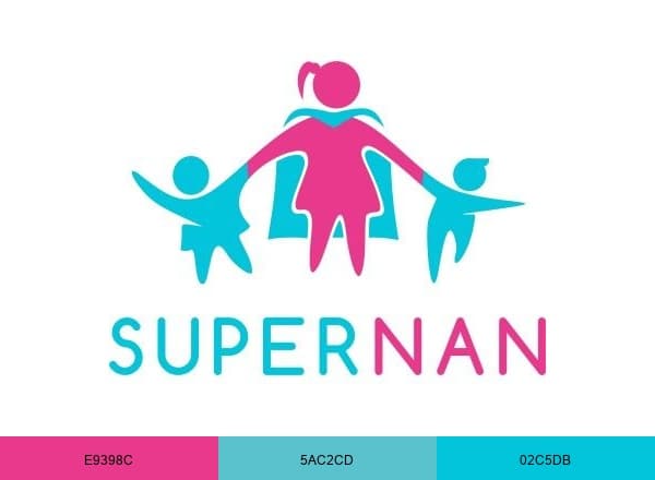 Supernan brand color palette