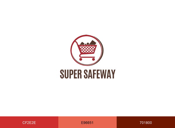 SuperSafeway brand color palette