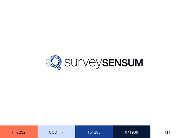 SurveySensum brand color palette