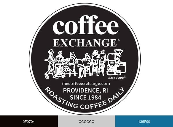 The Coffee Exchange brand color palette