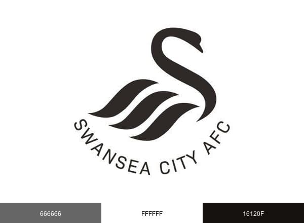 Swansea City AFC brand color palette