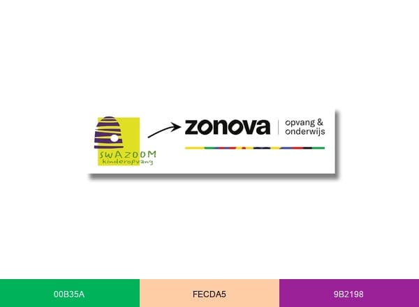 Swazoom Kinderopvang brand color palette
