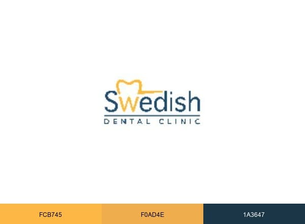 Swedish Dental Clinic in Dubai brand color palette