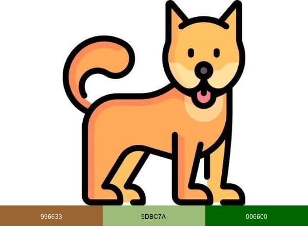 Sweeps.Pet brand color palette