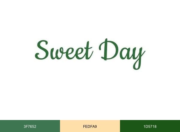 SWEET DAY COMMUNITY SCHOOL LLC brand color palette