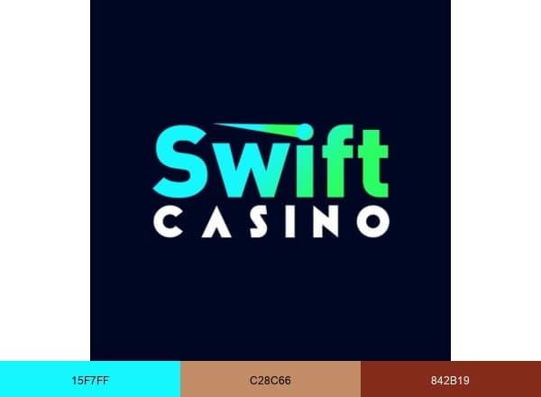 Swift Casino brand color palette