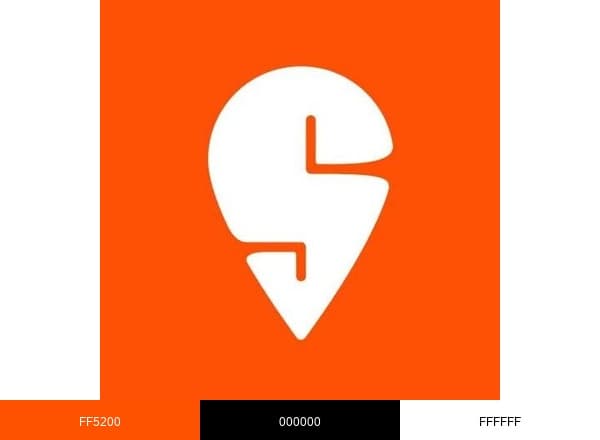 Swiggy brand color palette