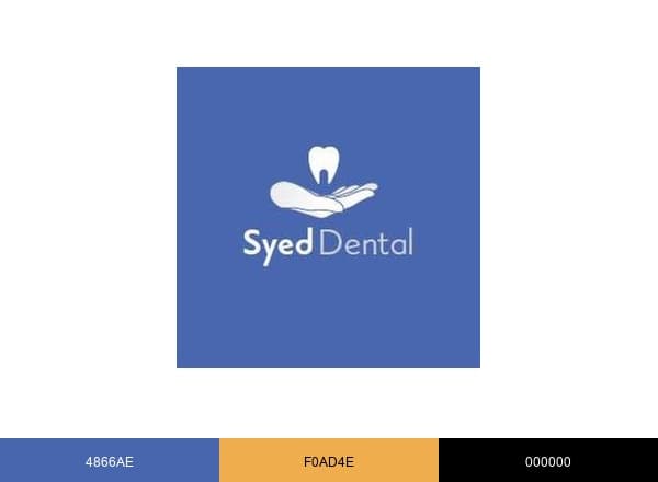 Syed Dental Care brand color palette