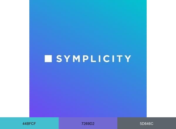 Symplicity brand color palette