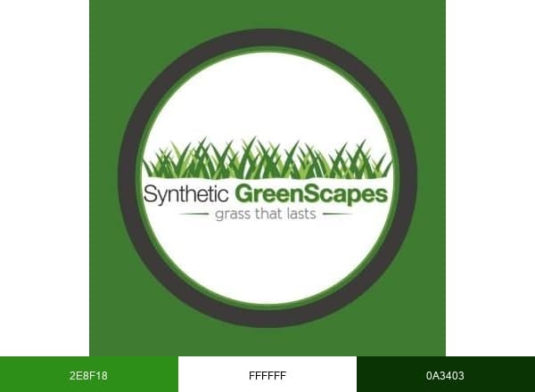 TX Synthetic GreenScapes brand color palette