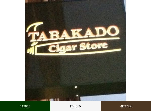 Tabakado brand color palette