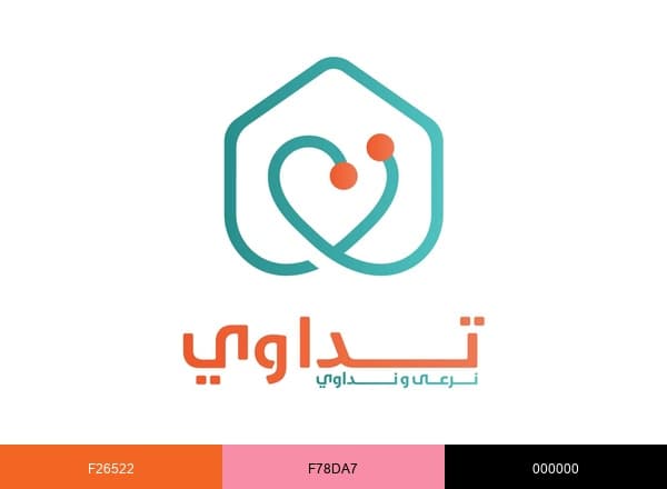Tadawi Care brand color palette