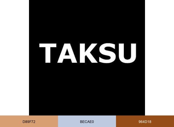 TAKSU brand color palette