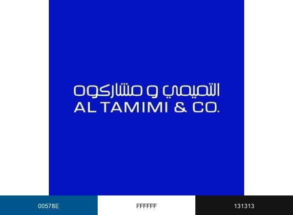 Al Tamimi & Company brand color palette