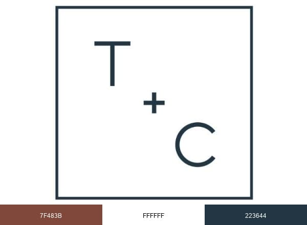 Town + Country Resources brand color palette
