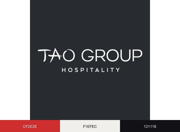 Tao Group Hospitality brand color palette