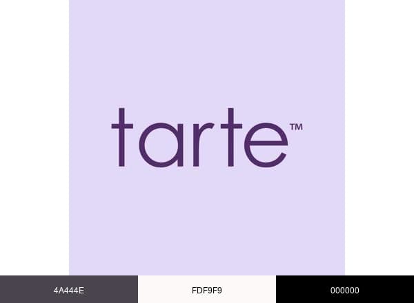 Tarte Cosmetics brand color palette