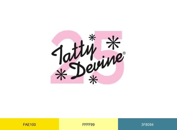 Tatty Devine brand color palette
