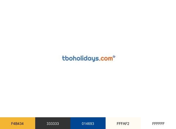 TBO Holidays brand color palette