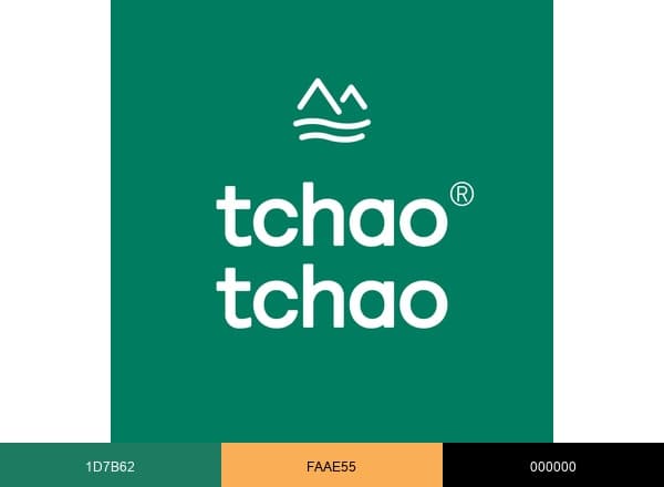 Tchao Tchao brand color palette
