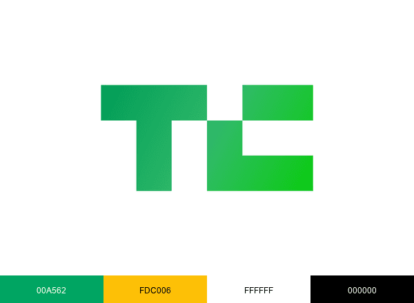 TechCrunch brand color palette
